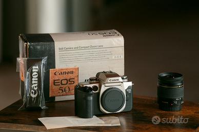 Canon EOS 50 RARO kit + 28-80 III + scatola