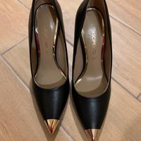 Scarpe nere Rinascimento in vera pelle