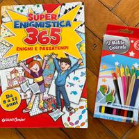 Super Enigmistica con matite colorate