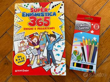 Super Enigmistica con matite colorate