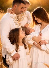 Completi ucraini ricamati – Famiglia