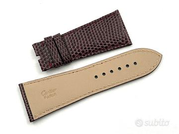 Cartier Divan Cinturino Lucertola Viola 29/22mm