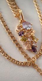 collana estiva in oro 14 k
