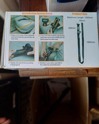 cintura auto gravidanza