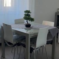 Tavolo in vetro allungabile