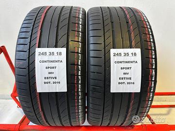 2 gomme 245 35 18 Continental