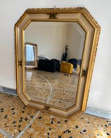 Specchio antico vinatge fiorentino 87x65 legno