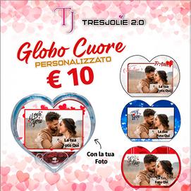 Globo cuore con foto