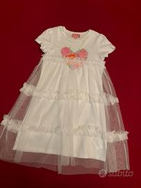 Abito bimba in maglina e tulle