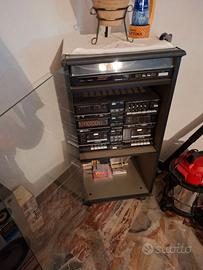 Stazione vinile+stereo Sanyo