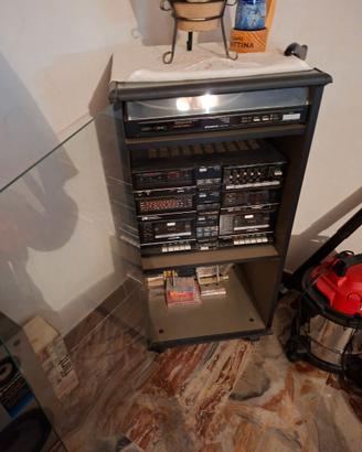 Stazione vinile+stereo Sanyo