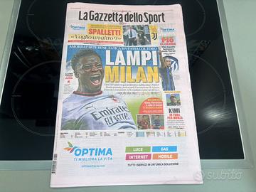 Giornale Calcio 24Agosto 2026 Gazzetta Dello Sport