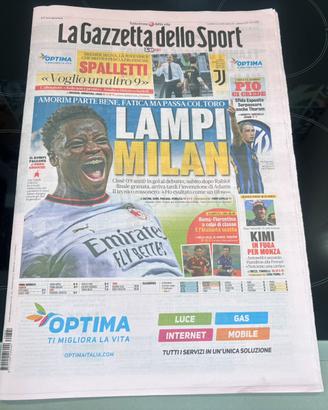 Giornale Calcio 24Agosto 2026 Gazzetta Dello Sport