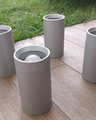 Set 4 porta lampade moderne a soffitto