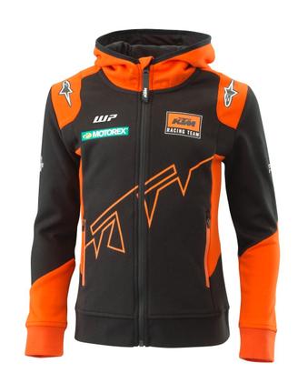 KTM Felpa con Zip Team Bambino Taglia 104/3-4 Anni