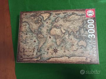 puzzle con tappeto per puzzle