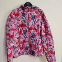 piumino con decorazione a fiori 