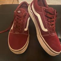 Scarpe Vans bordeaux n.36