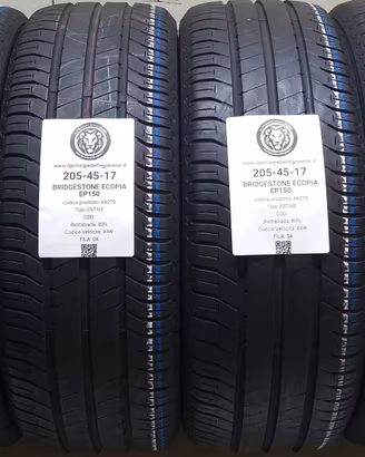4 GOMME 205 45 17 BRIDGESTONE A66278