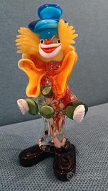 Clown/Pagliaccio vetro Murano Vintage
