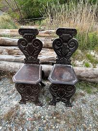 sedie in legno massello