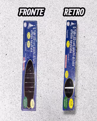 5 Tubi LED giochi di luce effetto nevicata