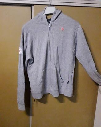 Felpa canadian con cappuccio e tasche anteriori