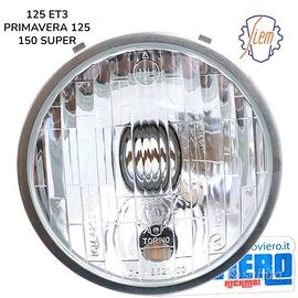Faro Anteriore VETRO SIEM Vespa 125 ET3 PRIMAVERA