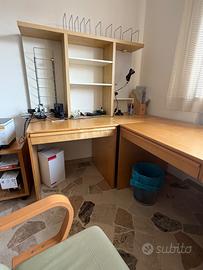 SCRIVANIA ANGOLARE IKEA CON LIBRERIA – GRATIS