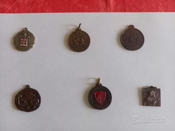 6 medaglie esercito/reggimento/fanteria/ferroviere