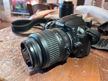 Fotocamera nikon d3100 dslr con accessori