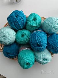 LOTTO 10 GOMITOLI COLORI MISTI