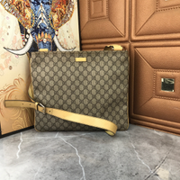 Borsa a tracolla GUCCI color kaki