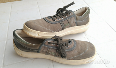 37,5 HOGAN sneakers basse scarpe verde militare