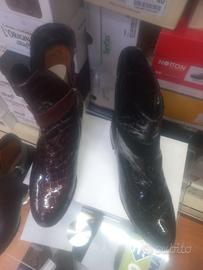 scarpe nuove eleganti shick pelle verniciata napla