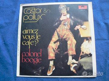 Castor & pollux 45 giri vinile aimez vous les cafe