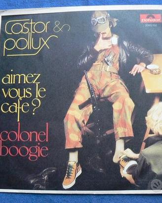 Castor & pollux 45 giri vinile aimez vous les cafe