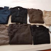 Maglioni in cashmere.