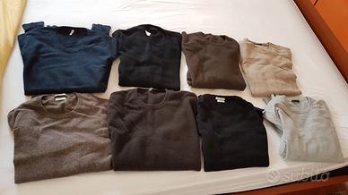 Maglioni in cashmere.