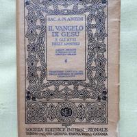Vangelo di Gesù e Atti autografato Papa Pio XI