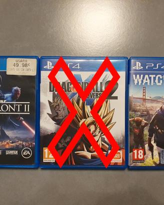 GIOCHI PLAYSTATION PS4 USATI