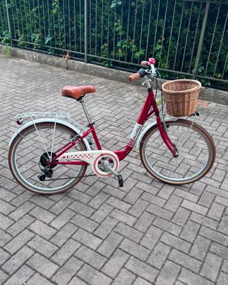 CITY BIKE TECNOBIKE HOLLY 24 TZ500 6V FRAGOLA