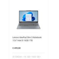 Notebook Lenovo IdeaPad Slim 3