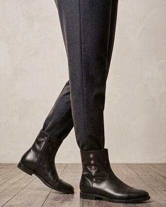Stivaletti neri in vera pelle Progetto Glam (Made