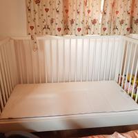 Lettino con materasso