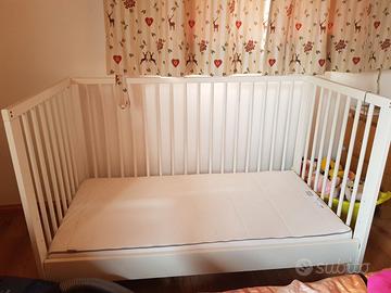 Lettino con materasso