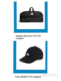 ADIDAS Cappello e Borsone 