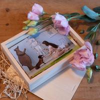 Cofanetto fotografico in legno stampe 15x20