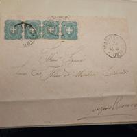 Busta fine '800 MAGLIANO per Ponzano Romano - Stri