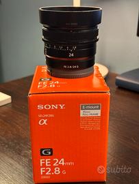 Sony FE 24mm F2.8 G – SEL24F28G – Pari al nuovo
